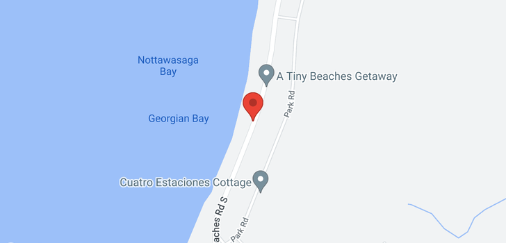 map of 2174 TINY BEACHES Road S